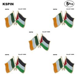 Irlanda Palestina Amistad Pin de solapa Bandera insignia Broche Insignias 5 piezas mucho Lot198K
