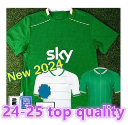 Maillot de football d'Irlande 2024 Kit enfants de la Coupe d'Europe ROBINSON OBAFEMI Domicile extérieur 24/25 Qualificateur national Classy Special 25 Maillot de football Vert Blanc FERGUSON BROWNE BRADY88