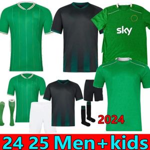 Irlande Soccer Jersey 2024 Euro Cup Kid Kit Robinson Obafemi Home Away Away 24/25 National Classy Special 2025 Football Shirt Green White Ferguson Browne