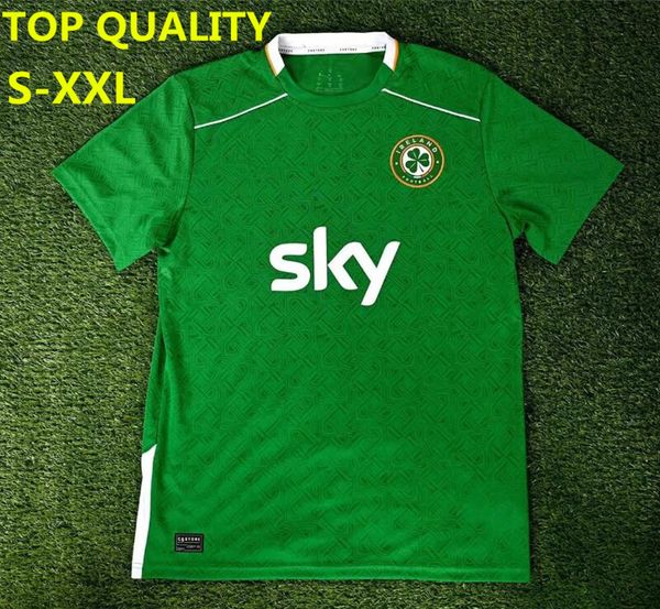 Maillot de football d'Irlande 2024 Kit enfants de la Coupe d'Europe ROBINSON OBAFEMI Domicile extérieur 24/25 Qualificateur national Classy Special 2025 Maillot de football vert