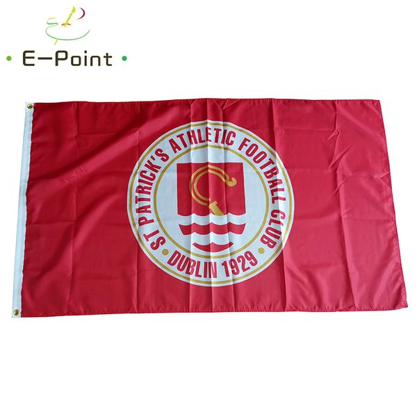 Irlande St Patrick's Athletic 3 * 5 pieds (90 cm * 150 cm) drapeau en Polyester bannière décoration volante drapeaux de jardin de maison cadeaux de fête