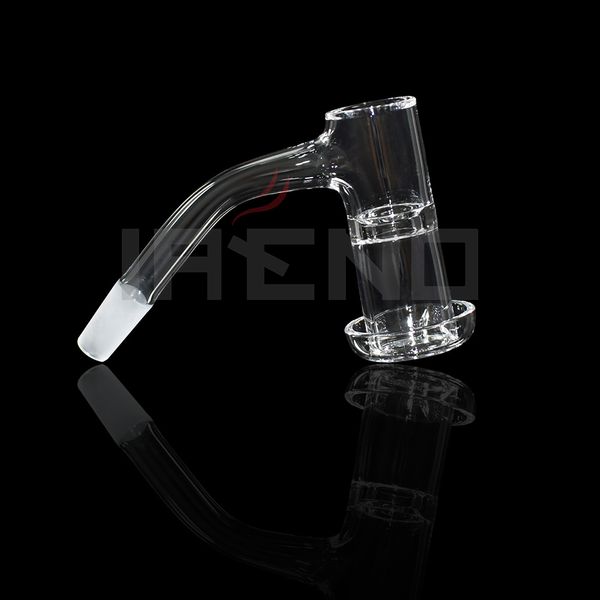 IRENO Borde biselado completamente soldado terp sluper protector contra salpicaduras banger de cuarzo Accesorios para fumar 10 mm 14 mm 18 mm tamaño de junta 25 mm OD para dab rig Glass Bongs