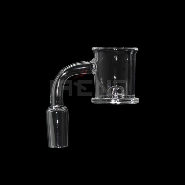 IRENO Venta al por menor o al por mayor Core Reactor Flat Top 25 mm OD Cuarzo Banger 10 mm 14 mm macho hembra 45 90 grados Junta de escarcha para agua de vidrio Bongs Dab Rigs