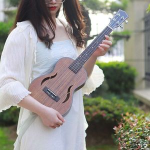 IRIN 21 23 26 pulgadas ukelele Soprano de madera dura de nogal guitarra hawaiana de cuatro cuerdas instrumentos musicales nuevos