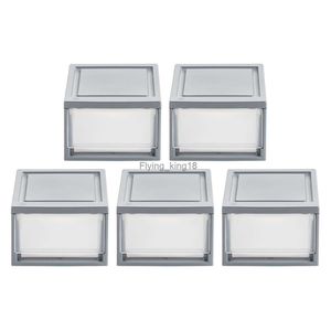 Cajón de almacenamiento apilable IRIS USA, gris, paquete de 5 HKD230812