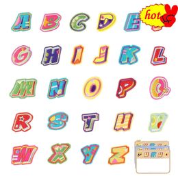 Aufnäher zum Aufbügeln, Alphabet-Buchstaben, zum Aufnähen von Kleidung, für Kinder, bestickt, thermoklebend, für kleine, niedliche Designer-Babyjacken