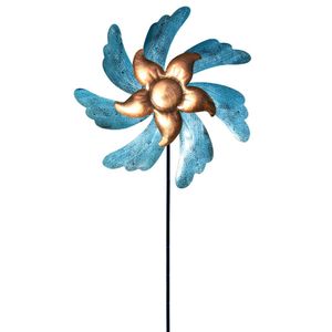 Iron Rustless Art Craft Outdoor 3D Wind Spinner Wind Spinner Thuis Tuin Decor Tuin Wind Ornament Yard Gazon Tuin Decoraties Q0811