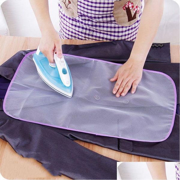 Ironing Boards Tissue Protective Press Mesh Insation Board Mat Er contre le pavé pressant Mini Couleurs aléatoires 093 Drop Livraison Home G Ote4o