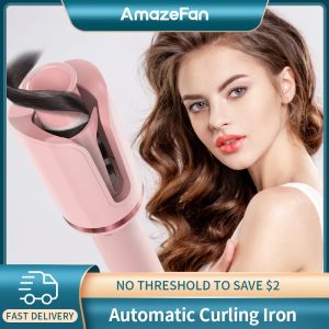 Fers AmazeFan fer à friser automatique rotatif bigoudi professionnel outils de coiffure pour boucles vagues céramique bouclés bigoudi magique