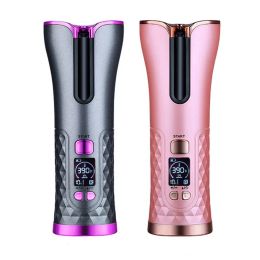 Fers Nouvelle ondulation automatique pour fer à friser les cheveux LCD céramique rotatif outil d'onde de cheveux automatique bigoudi pour les femmes livraison directe