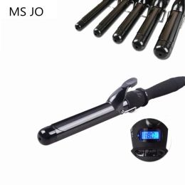 Irons Professional Electric Hair Curler Waver Temperatuur Aanpassing Curling Iron Wand 2238mm LCD -scherm