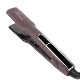 Irons Professional Hair Slager Ceramic Coated Sloating Splint Flat Iron 230 ° C Salon rechte ijzers enkele spanning 220V240V