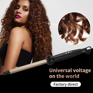 Fers Professionnel Petit Cheveux Curle 9mm Fer À Friser Cheveux Waver Poire Fleur Cône En Céramique Curling Baguette Rouleau Salon De Beauté Bigoudis