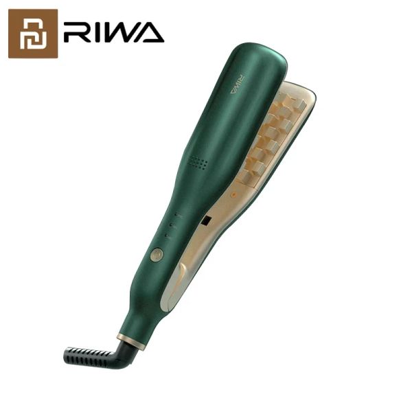 Planchas Youpin RIWA, rizador de pelo de maíz, permanente, Clip esponjoso, estilizador de gran volumen, férula de doble uso, rizador de pelo, plancha plana