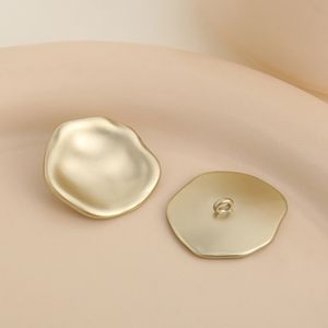 Onregualr -stijl metalen kleding knop goud schattig doe -het -zelf naaimnoppen voor jasjack 27 mm