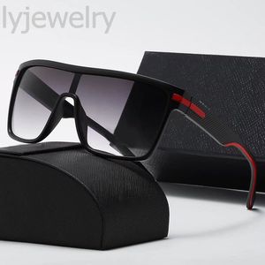 Onregelmatige designer bril Luxe designer Sungalsses P hele heldere lens luipaard print schild lunette heren sport gepolariseerde zonnebril voor vrouw high -end pj040 b23