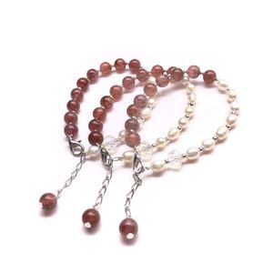 Onregelmatige natuurlijke energie stenen parel kralen bedel armbanden sieraden voor vrouwen meisje bruiloft verjaardagsfeestje club accessoires