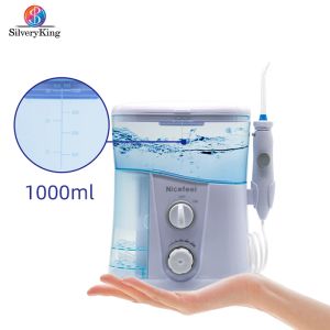 Irrigator 1000 ml d'irrigator oral Irrigator Flosser Floss Dental Dents Whitening Swasher Nettoying Irrigation Irrigation Tooth Care