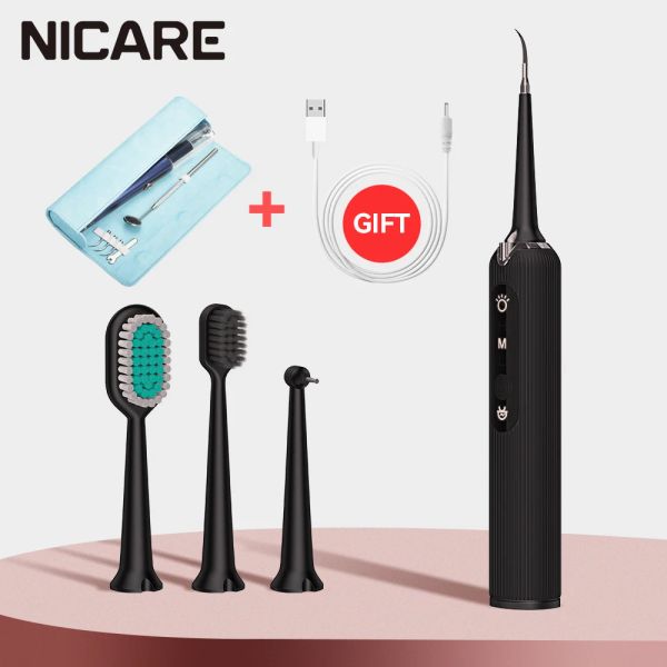 Irrigator Nicare Scaleur Ultrasonic Dental Demains Washing Machine pour éliminer les outils de blanchiment de dentaires USB dentaire tartare