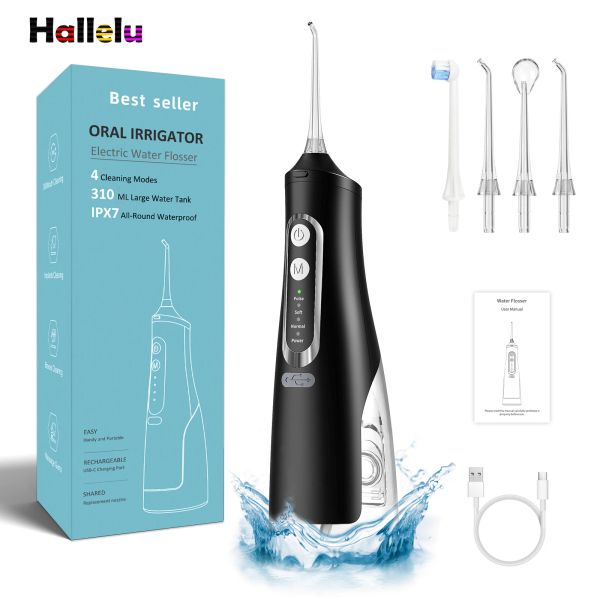 Irrigator Irrigateur oral Portable Dental Water Flosser USB RECHARGAGE ARG JET FLOSS TOTH PICK TELAST CHEPIN