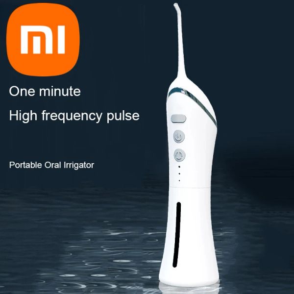 Irrigator xiaomi oral irrigator dentaire jet jet fduller dentaire nettoyage blanchisseur imperméable bouche lavage mitrailleuse