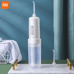 Irrigateur Xiaomi Portable irrigateur Oral irrigateur dentaire dents bucales nettoyeur de dents Waterpulse 1400 tr/min 4 Modes IPX7 dents eau Flosser