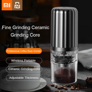 Irrigador Xiaomi YouPin Coffee Grinder de café USB Grosor Cerámico Ajustable Molilla Núcleo Profesional Grandeo de café