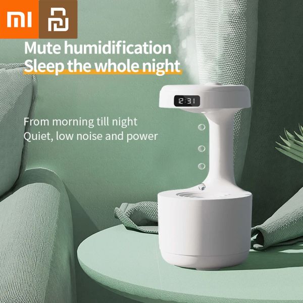 Irrigator Xiaomi Humidificador anti gravedad Difusor de agua USB Levitando Gotas de agua Fabricante LED NIGHT LAMPO Humidificador de aire