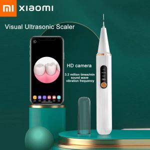 Irrigator Xiaomi Youpin Smart Visual Sonic Dental Scaler Tandcalculus Verwijdering Tanden Standen Tartaarschoon tanden Schone blekengereedschap Kit