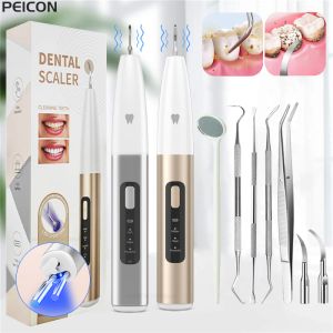 Irrigadores ultrasónic dental escalador dental tártaro placa dental de placa dental eliminación tártara eliminador ultrasonido tártaro limpieza