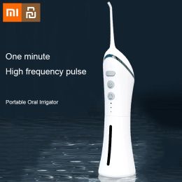 Irrigadores Xiaomi Irrigador oral Agua dental Jeto Hilo dental Dental Dientes blanqueadores de la boca impermeable
