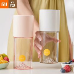 Irrigators Xiaomi Youpin Juice Blender Electric 4 lames Automatic Small Juicer Cup 30s Juiment Intelligent Portable Home Appliance Blender