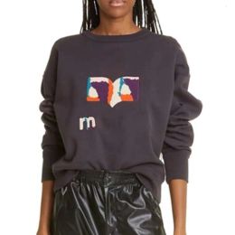 Isabel Marant Women's Designer Sweatshirt Hoodie Slim Fashion Pullover Casual veelzijdige klassieke letter Borduurwerk losse hoodies trui DC DC