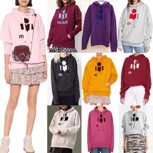 Isabel Marants Femmes Designer Sweats à capuche Nouveau Sweat-shirt de mode IM Flocage Lettre Pull à capuche Sportshirt Femmes Lâche Pull à manches longues Terry