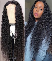 Ishow 10 12 14 16 18 inch 30 32 34 36 38 40 inch Menselijk Haar Pruiken Yaki Recht kinky Krullend Water Losse Diepe Lichaam Kant Voorpruik for6623406