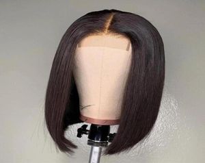 Ishow 2x6 Bob Closer Wig Brésilien Brésilien Vierge Vierge Human Wigs Perrette en dentelle Swiss Perre