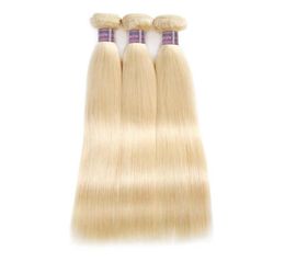 Ishow Products 613 paquetes rubios extensiones de cabello humano liso peruano 1028 pulgadas tramas de tejido de cabello brasileño Remy para mujeres y niñas 37732493