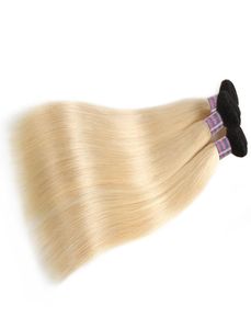 Ishow Producten T1B 613 Blonde Kleur 4 Bundels Rechte Braziliaanse Human Hair Extensions 1026 inch Remy Peruaanse Haar Weave voor Wom3278518