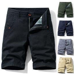 Ishowtienda Mode Heren Pocket Zipper Knoppen Solid Recreatie Tijd Tooling Korte Broek Pantalones Cortos Casuals Board Shorts X0705