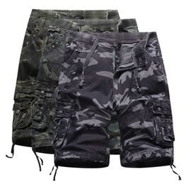 Ishowtienda Overalls Camouflage Heren Shorts Zomer Baggy Broek Losse Broek Pantalones Cortos Casuales Casual Shorts Mannen X0705