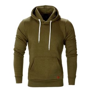 ISHOWTIENDA sudadera para hombre 2018 sudaderas con capucha de marca para hombre de manga larga con capucha sólida para hombre negro rojo talla grande poleron hombre