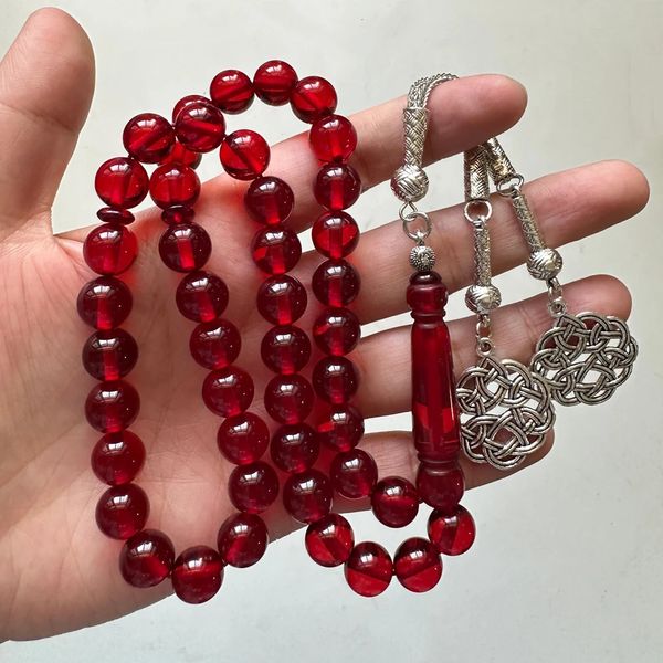 Islam Design Tassel Rosary Jewelry Muslim Peads Beads más ligero y oscuro Amber Tesbih Tasbeeh Sibha Misbaha 240415