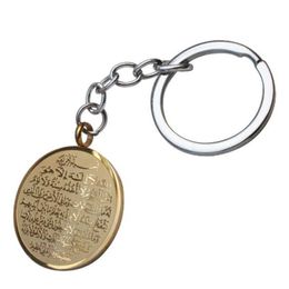 Islam Muslim Allah Quran Hanger Sleutelhanger Sleutelhangers Charm Mannen Amulet Sieraden Accessoires G1019