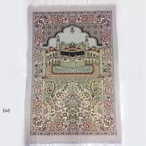 Tapis de prière musulman islamique Salat Musallah Tapis de prière Tapis Tapete Banheiro Praying70 * 110 cm RRE13996