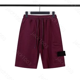 Eiland klassieke stijl heren katoen casual sport shorts stone unisex mannen kompas borduurbadge shorts plus size hiphop losse ademende strand shorts 03