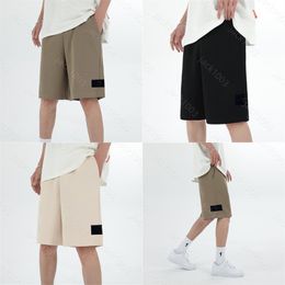 ISLAND Designer Men casual shorts STONE Couple style Compass Badge embroidery Sports shorts carry pockets Summer Plus size Breathable Beach shorts 08