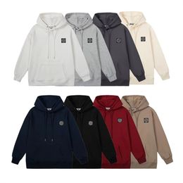 ISLAND New Men Fashion Hoodie Sweatshirts STONE Couple style embroidered round badge logo Loose Plus size Pocket Comfortable Cotton Casual Hoodies Pullover