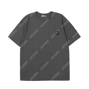 Eiland nieuwe heren t-shirt modekuipstijl losse tee stone klassieke stijl badge geborduurde ronde logo korte mouw losse katoen casual top t shirt maat m-xxl 2904