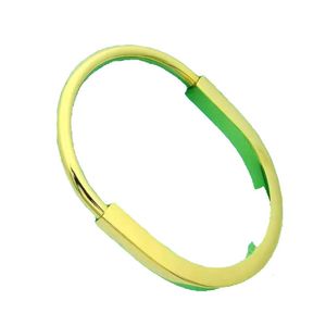 Ism Designer - Pulsera de acero y oro rosa con forma de herradura