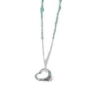 Ism ketting T Boutique Valentijnsdag geschenk hartvormige Sterling Sier ketting editie sieraden